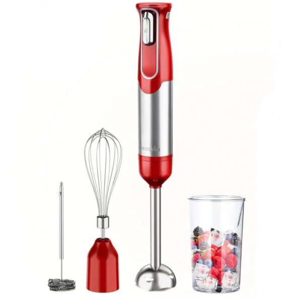 Decakila 5 in 1 Cordless Hand Blender Set 100W - KMJB021R & KMJB021B